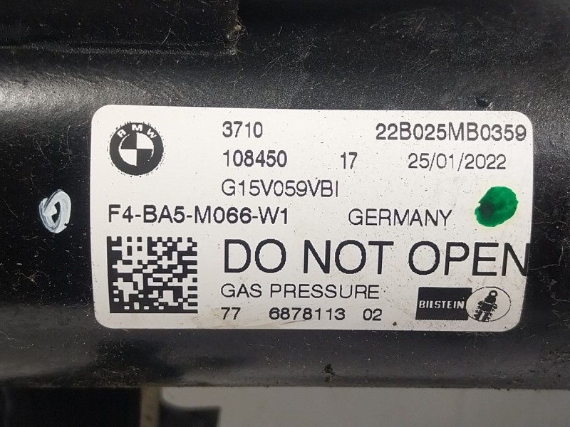 Recambio de amortiguador delantero izquierdo para bmw 8 descapotable (g14, f91) 840 i xdrive referencia OEM IAM 37106878113 3710