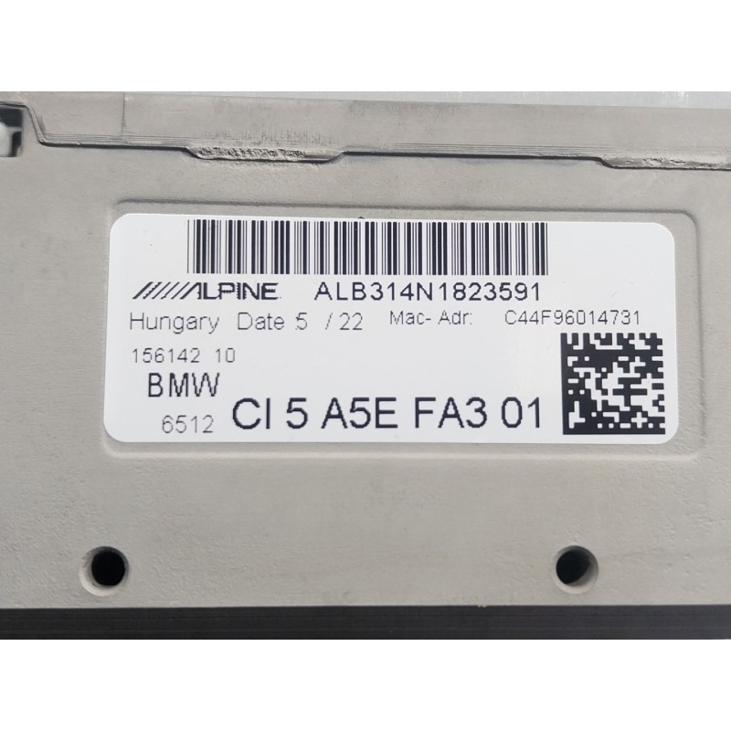 Recambio de sistema audio / radio cd para bmw 8 descapotable (g14, f91) 840 i xdrive referencia OEM IAM 65125B48520 6512C44F9601