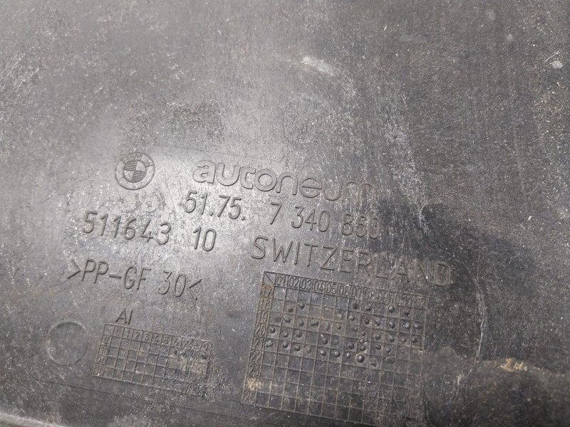 Recambio de cubrecarter para bmw 3 (g20, g80, g28) 330 i referencia OEM IAM 51757340860 51757340860 