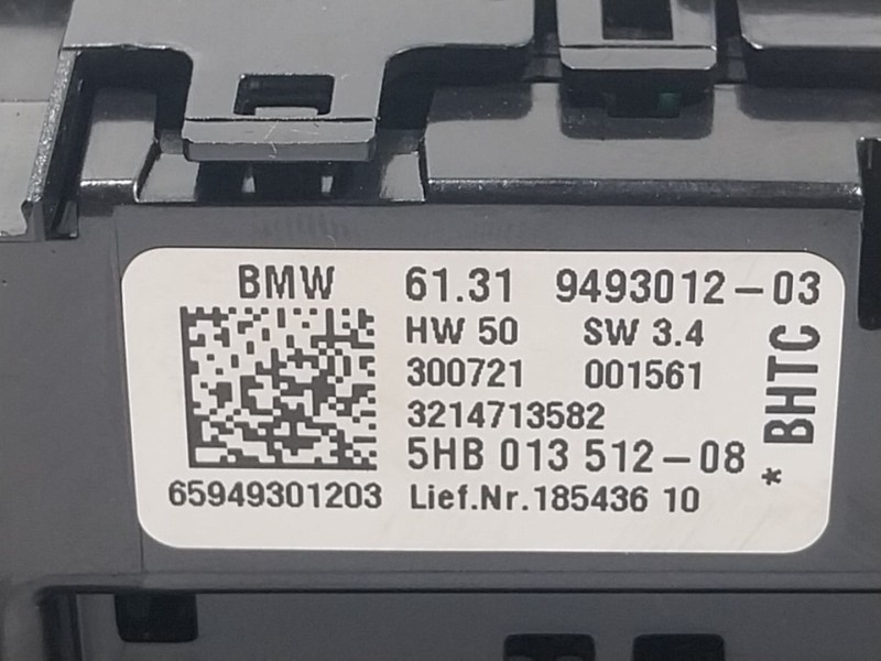 Recambio de mando climatizador para bmw 3 (g20, g80, g28) 330 i referencia OEM IAM 61315A3BBF4 6131949301203 