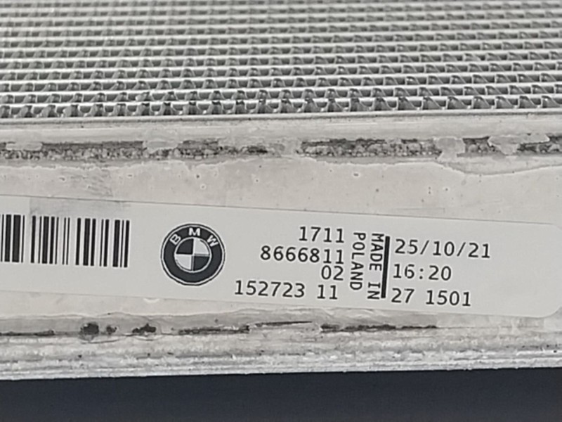 Recambio de radiador agua para bmw 3 (g20, g80, g28) 330 i referencia OEM IAM 17118666811 1711866681102 