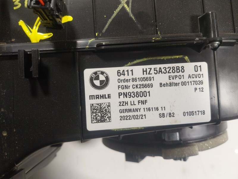 Recambio de calefaccion entera normal para bmw 8 descapotable (g14, f91) 840 i xdrive referencia OEM IAM 64116836881 5A328B8 