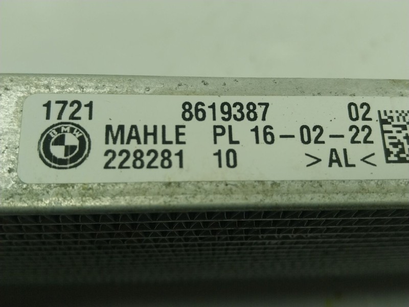 Recambio de radiador aceite para bmw 8 descapotable (g14, f91) 840 i xdrive referencia OEM IAM 17218619387 1721861938702 