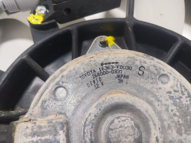 Recambio de electroventilador para toyota yaris (_p21_, _pa1_, _ph1_) 1.5 (mxpa11) referencia OEM IAM 16363K0030 16363K0030 