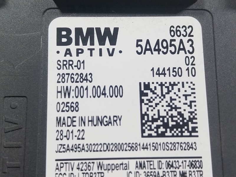 Recambio de modulo electronico para bmw 8 descapotable (g14, f91) 840 i xdrive referencia OEM IAM 66325A7A559 66325A495A3 