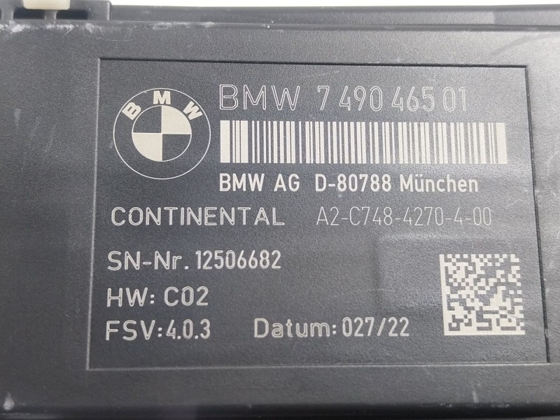 Recambio de modulo electronico para bmw 8 descapotable (g14, f91) 840 i xdrive referencia OEM IAM 61357490465 749046501 