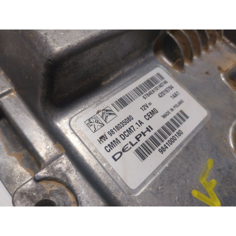 Recambio de centralita motor uce para opel vivaro c platform cabin (k0) 2.0 referencia OEM IAM  9818035080 