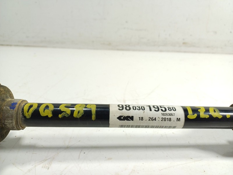 Recambio de transmision izquierda para citroën c3 iii (sx) 1.2 vti 82 referencia OEM IAM 9803019580 9803019580 