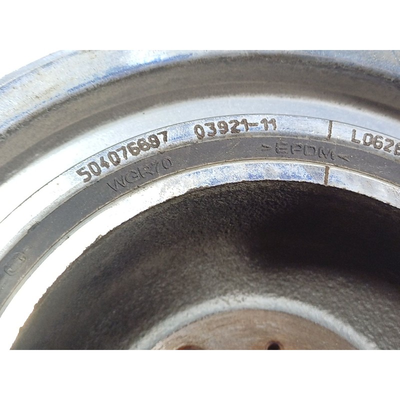 Recambio de polea cigueñal para fiat ducato caja/chasis (250_) 140 multijet 2,2 d referencia OEM IAM 504076697 504076687 