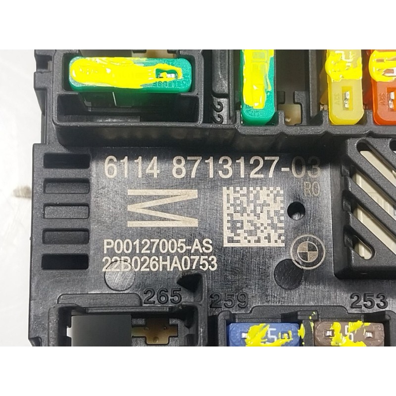 Recambio de caja reles / fusibles para bmw 8 coupé (g15, f92) 840 i xdrive referencia OEM IAM 61148713127 6114871312703 