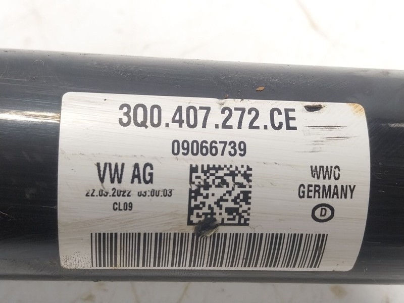 Recambio de transmision derecha para audi q3 (f3b) 35 tdi referencia OEM IAM 3Q0407272CE  