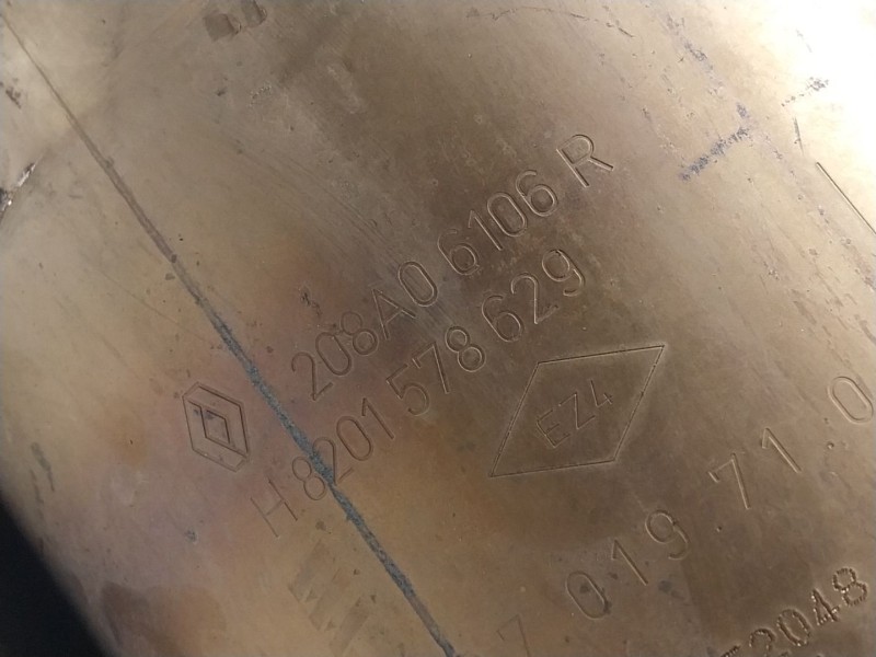 Recambio de filtro de particulas para dacia sandero ii 1.5 dci referencia OEM IAM 208A03317R 208A06106R 