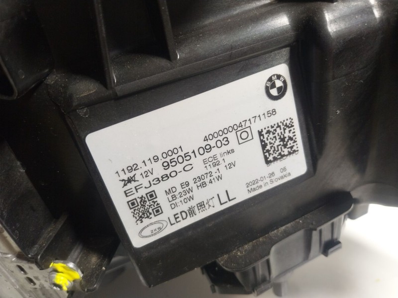 Recambio de faro izquierdo para bmw 4 descapotable (g23, g83) 430 i xdrive referencia OEM IAM 63118084885 11921190001 