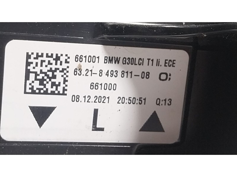 Recambio de piloto trasero izquierdo para bmw 5 (g30, f90) 530 i xdrive referencia OEM IAM 63218493811 6321849381108 