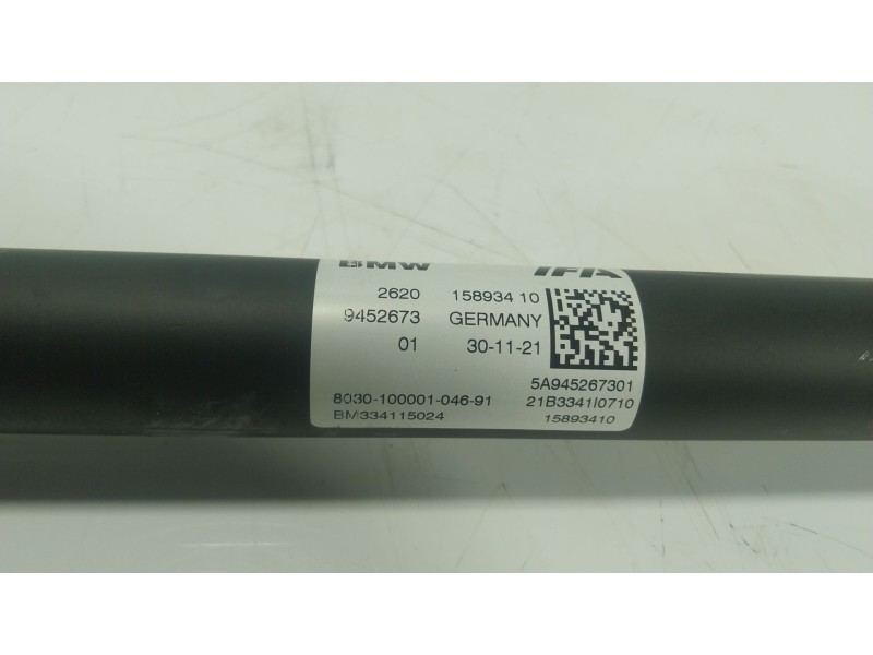 Recambio de transmision central delantera para bmw 5 (g30, f90) 530 i xdrive referencia OEM IAM 26209452673 2620158934 