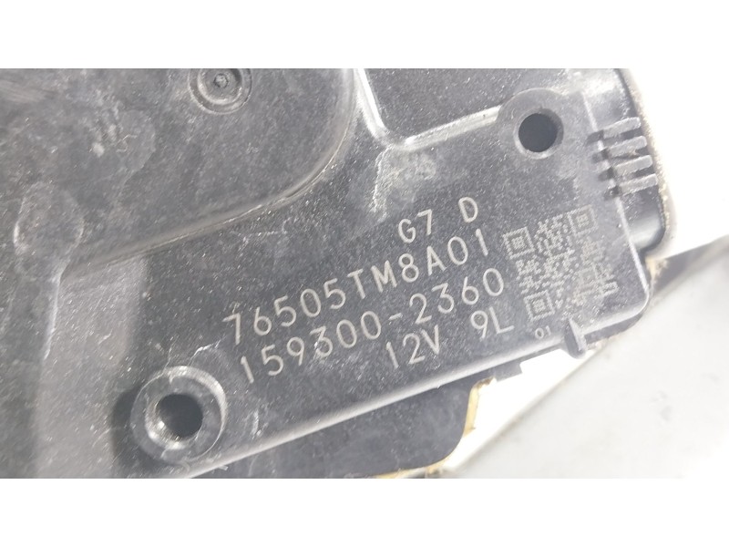 Recambio de motor limpia delantero para honda insight (ze_) 1.3 ima (ze2) referencia OEM IAM  76505TM8A01 