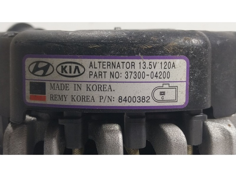 Recambio de alternador para hyundai i20 ii (gb, ib) 1.0 t-gdi referencia OEM IAM  3730004200 