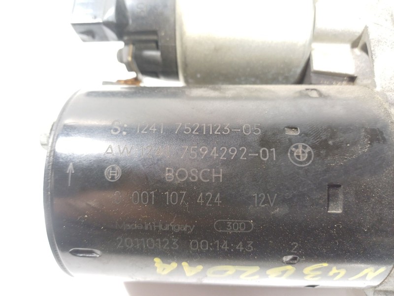 Recambio de motor arranque para bmw serie 3 berlina (e90) 320i referencia OEM IAM  12417521123 