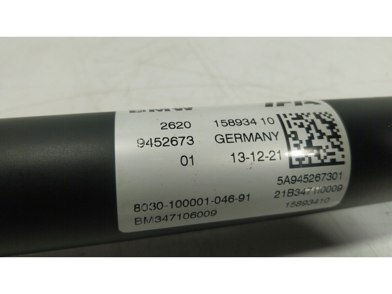 Recambio de transmision central delantera para bmw 5 (g30, f90) 530 d xdrive referencia OEM IAM 26209452673 26209452673 