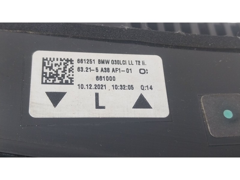 Recambio de piloto trasero izquierdo interior para bmw 5 (g30, f90) 530 d xdrive referencia OEM IAM 63215A38AF1 63215A38AF101 