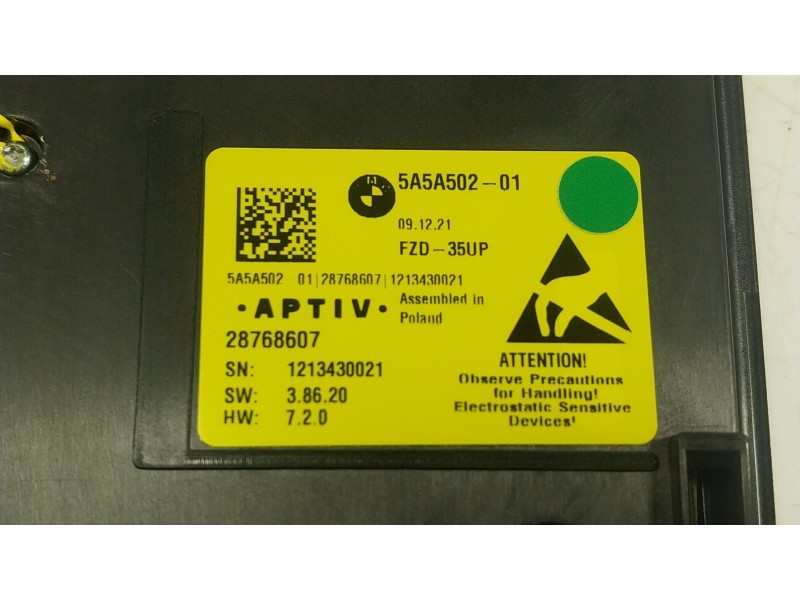 Recambio de piloto interior para bmw 5 (g30, f90) 530 d xdrive referencia OEM IAM 61315A5A502 5A5A50201 