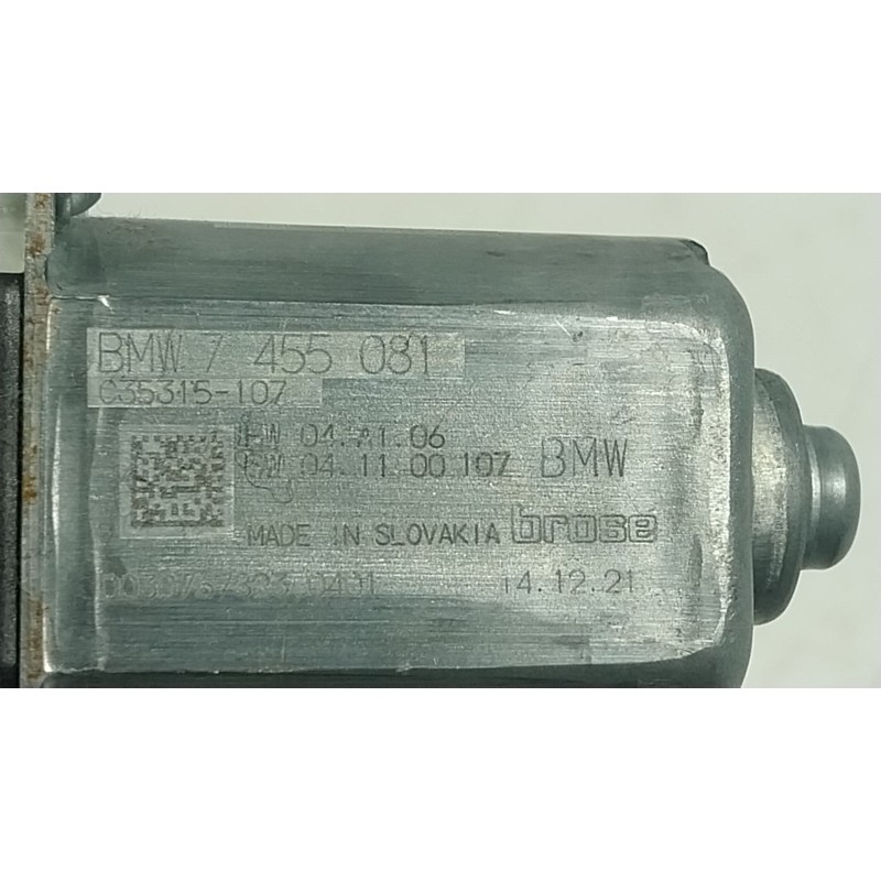 Recambio de motor elevalunas delantero derecho para bmw 5 (g30, f90) 530 d xdrive referencia OEM IAM 51337455081 7455031 