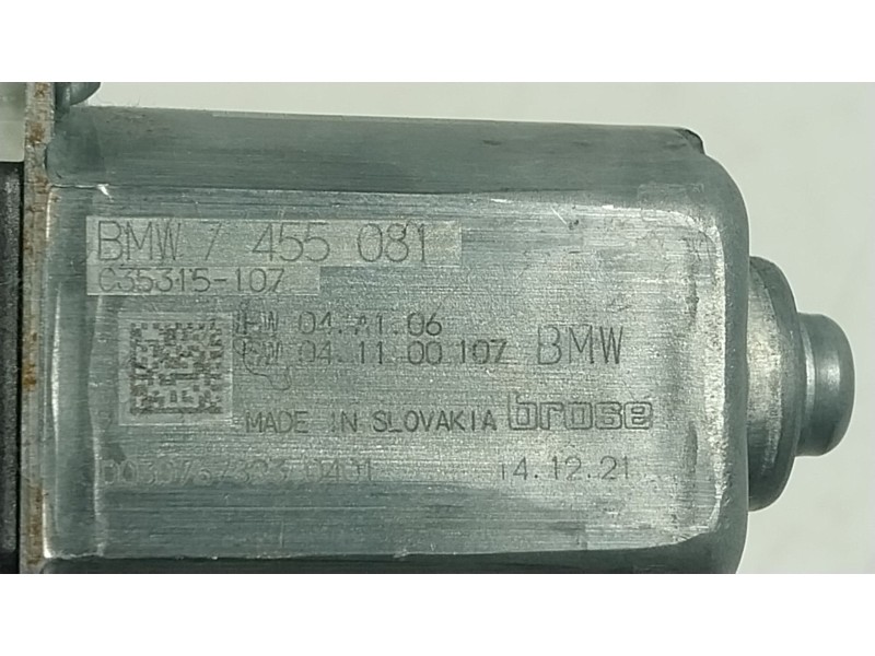 Recambio de motor elevalunas delantero derecho para bmw 5 (g30, f90) 530 d xdrive referencia OEM IAM 51337455081 7455031 