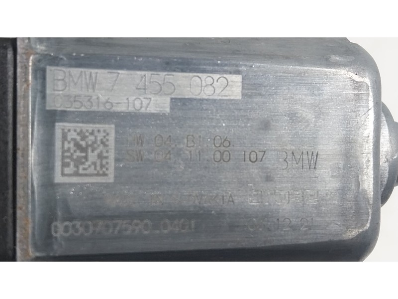 Recambio de motor elevalunas delantero izquierdo para bmw 5 (g30, f90) 530 d xdrive referencia OEM IAM 51337455082 74455032 