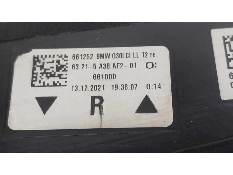 Recambio de piloto trasero derecho interior para bmw 5 (g30, f90) 530 d xdrive referencia OEM IAM 63215A38AF4 63215A38AF201 