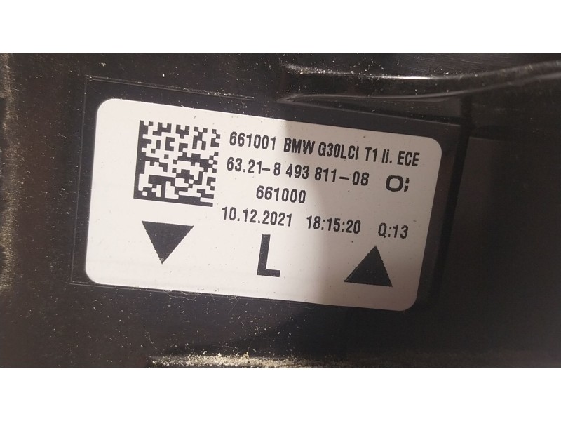 Recambio de piloto trasero izquierdo para bmw 5 (g30, f90) 530 d xdrive referencia OEM IAM 63218493811 6321849381108 