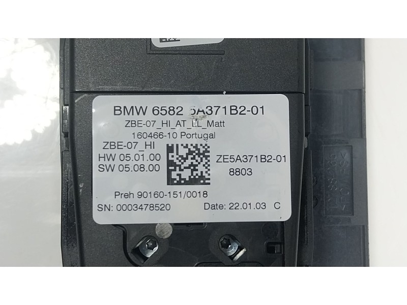 Recambio de mando multifuncion para bmw 4 gran coupe (g26) 420 d mild-hybrid referencia OEM IAM  65825A371B201 