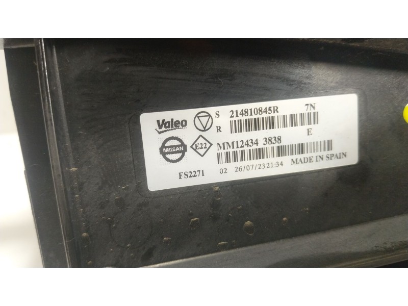 Recambio de electroventilador para nissan juke (f16_) 1.6 hybrid referencia OEM IAM 2159000Q0H 214810845R 