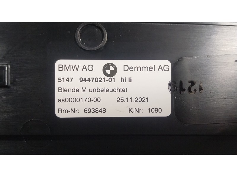 Recambio de moldura para bmw 5 (g30, f90) 530 d xdrive referencia OEM IAM 51479447021 5147944702201 51479447022