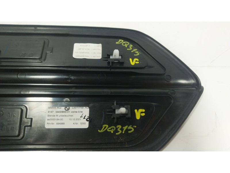 Recambio de moldura para bmw 5 (g30, f90) 530 d xdrive referencia OEM IAM 51475A0DB65 51475A0DB6501 