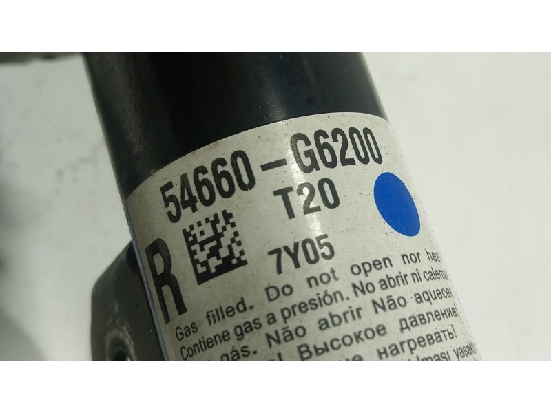 Recambio de amortiguador delantero derecho para kia picanto iii (ja) 1.0 referencia OEM IAM 54660G6200 54660G6200 