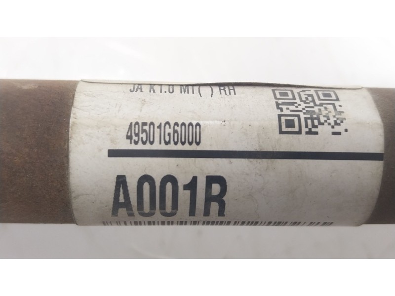 Recambio de transmision derecha para kia picanto iii (ja) 1.0 referencia OEM IAM 49501G6000 49501G6000 