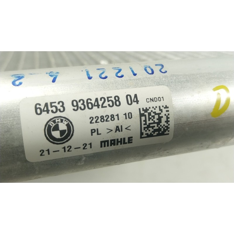 Recambio de condensador aire acondicionado para bmw 5 (g30, f90) 530 d xdrive referencia OEM IAM 64539364258 6453936425804 