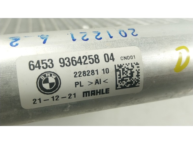 Recambio de condensador aire acondicionado para bmw 5 (g30, f90) 530 d xdrive referencia OEM IAM 64539364258 6453936425804 