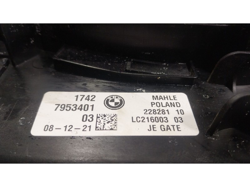 Recambio de electroventilador para bmw 5 (g30, f90) 530 i xdrive referencia OEM IAM 17427953401 1742795340103 