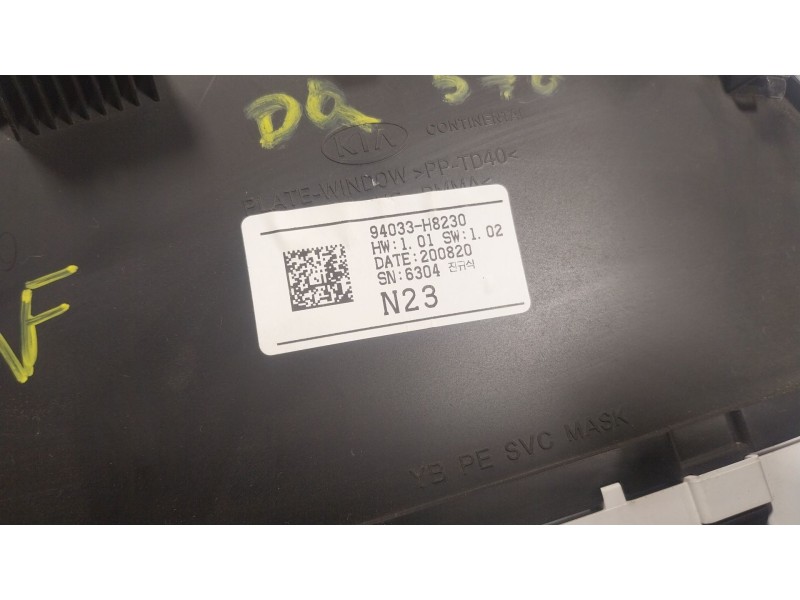Recambio de cuadro instrumentos para kia stonic (yb) 1.0 t-gdi referencia OEM IAM 94033H8230 94033H8230 