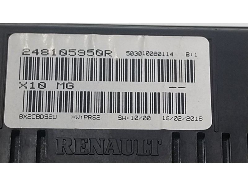 Recambio de cuadro instrumentos para renault zoe (bfm_) zoe (bfmc, bfmd) referencia OEM IAM 248105950R 248105950R 