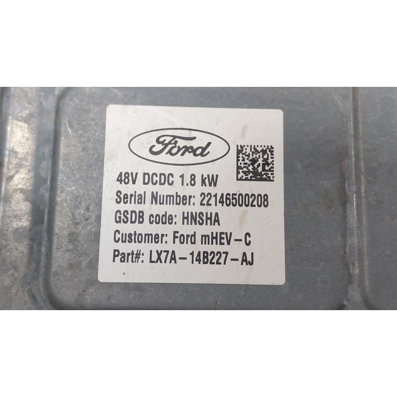 Recambio de centralita motor uce para ford focus iv (hn) 1.0 ecoboost referencia OEM IAM 2651301 LX7A14B227AJ 