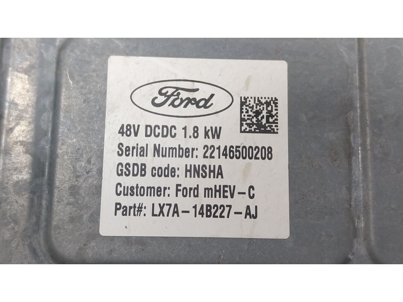 Recambio de centralita motor uce para ford focus iv (hn) 1.0 ecoboost referencia OEM IAM 2651301 LX7A14B227AJ 