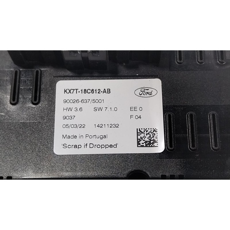 Recambio de mando climatizador para ford focus iv (hn) 1.0 ecoboost referencia OEM IAM 2640502 KX7T18C612AB 