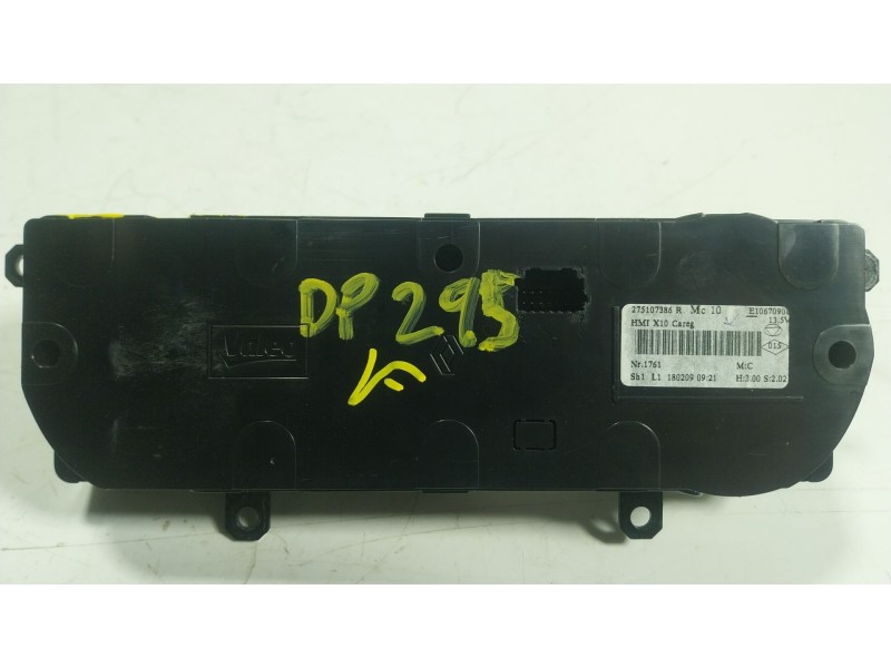 Recambio de mando climatizador para renault zoe (bfm_) zoe (bfmc, bfmd) referencia OEM IAM 275107386R 275107386R 