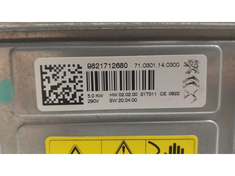 Recambio de modulo electronico para peugeot 208 ii (ub_, up_, uw_, uj_) e-208 referencia OEM IAM 9821712680 9821712680 