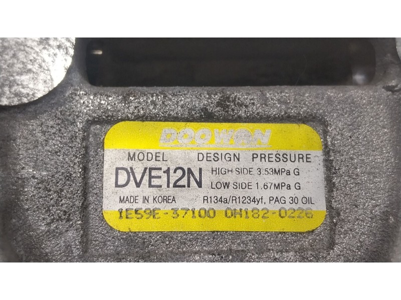 Recambio de compresor aire acondicionado para kia stonic (yb) 1.0 t-gdi referencia OEM IAM 97701H8550 1E59E37100 