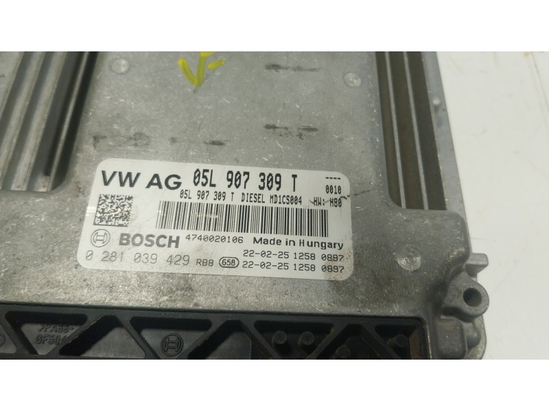 Recambio de centralita motor uce para audi q3 (f3b) 35 tdi referencia OEM IAM 05L906022KA 05L907309T 
