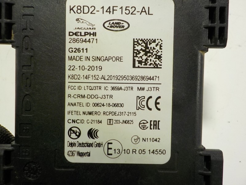 Recambio de modulo electronico para land rover range rover evoque evoque referencia OEM IAM LR115408 K8D214F152AL K8D214F152AL