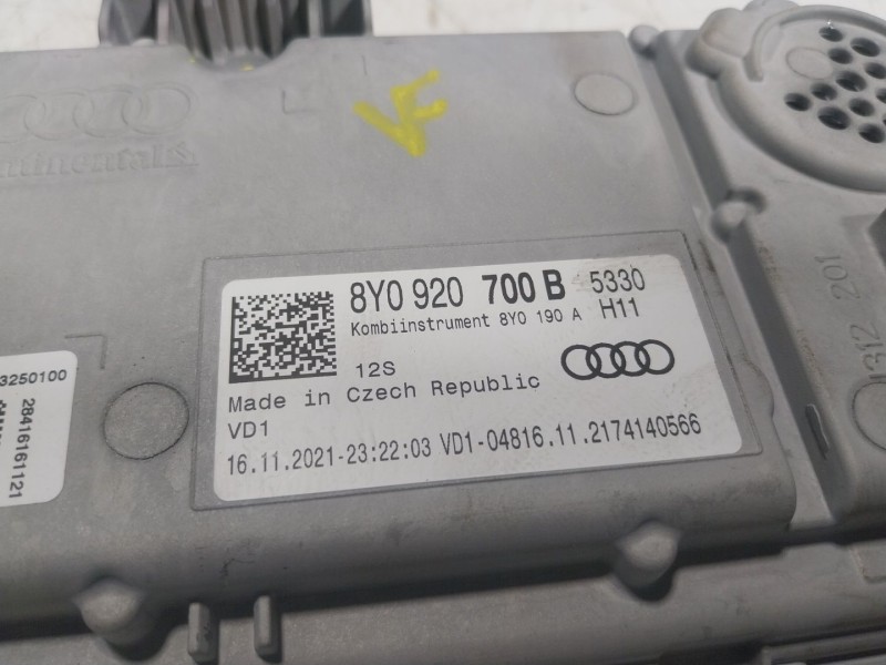 Recambio de cuadro instrumentos para audi a3 sportback (8ya, 8yf) 35 tfsi referencia OEM IAM 8Y0920700B 8Y0920700B 